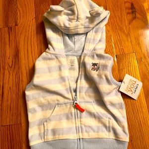 Baby hoodie sleeveless